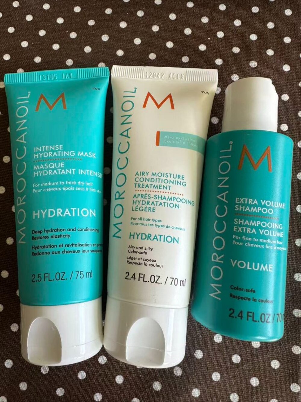 Moroccanoil Hydrating Hair Mask, Conditioner, and Shampoo Bundle Set